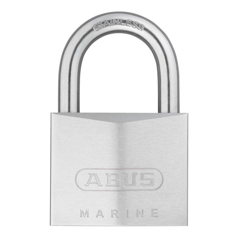 ABUS 75IB/50 Stainless Brass Lock with 2 Keys for Outdoor, Storage, Gate, 2in (50mm) Wide (Keyed Alike, 1) Keyed Alike