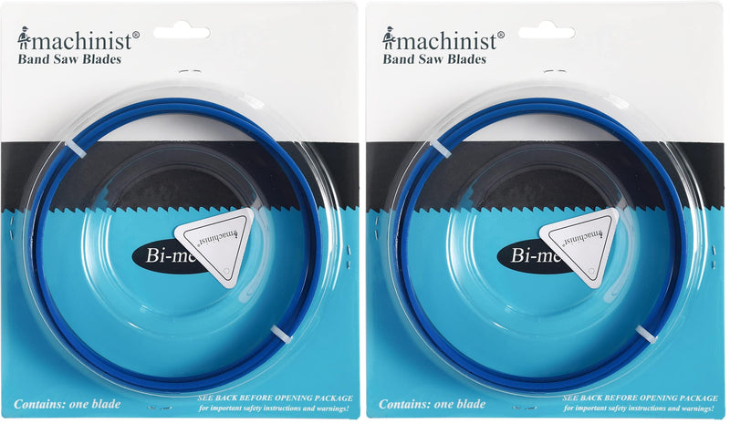 Imachinist S561214 M42 56-1/2-inch by 1/2-inch by 14tpi Bi-Metal Bandsaw Blades for Metal Cutting (Pack of 2) 14TPI (Pack of 2)