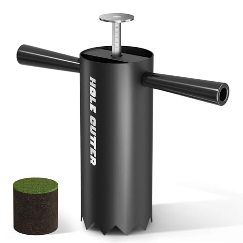 Portable Golf Hole Cutter, 4" & 6" Stainless Steel