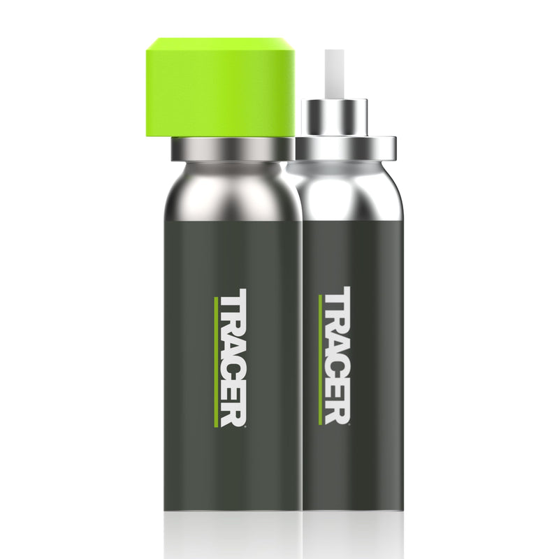Tracer Trueshot Replaceable Chalk Canisters – Pack of 2 | 250 Shot Capacity Each | High-Vis Green Chalk | Recyclable | Compatible with Trueshot Deep Hole Marker 2 Pack Refills
