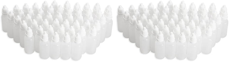 esowemsn 50pcs Plastic Empty Squeezable Eyedrops Dropping Bottle Eye Liquid Dropper- Plug Can Removable the Lip Can Be Screwed On (20ml) (Pack of 2) 50 Count (Pack of 2)
