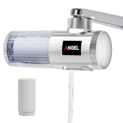 ANGEL UF60 Bathroom Sink Filter Water Faucet for Skin and 1 Faucet Mount Replacement Water Filter