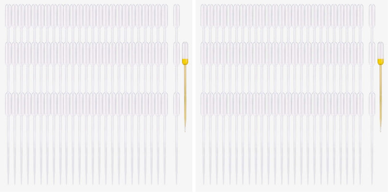 moveland 350PCS 0.5ML Thin Plastic Transfer Pipettes Disposable Eye Dropper for Aromatic Mixture (Pack of 2) 0.5 ml (Pack of 2)