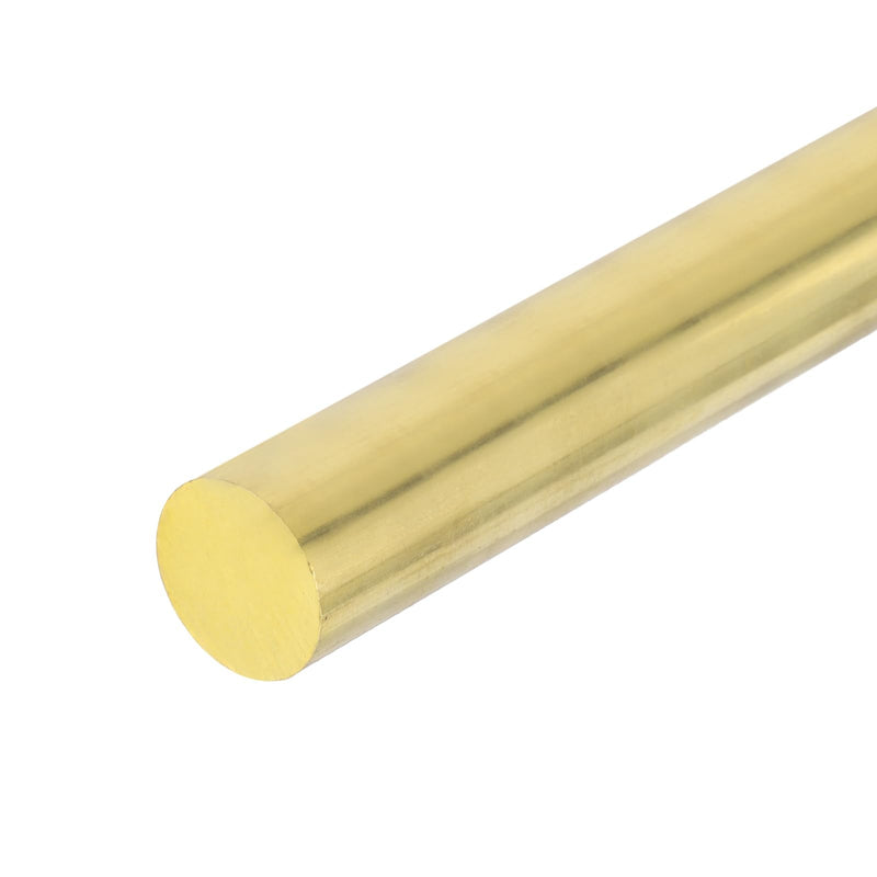 DMiotech 12" x 25/32" Brass Rods, Solid Round Brass Rod for DIY Craft Brass Rods Lathe Bar Stock for Modeling Hobby Rivet Making Handle Pin 12" x 25/32" 1