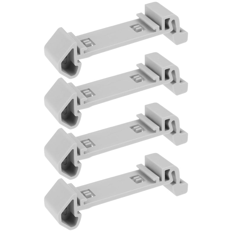 ECSiNG Pack of 4 DIN Rail Adapter PTFIX-NS35A 3274056 Compatible with NS 35 Can Accept 2.5mm² and 4mm² Fixed Modules