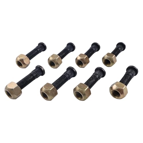 DVPARTS 8X Wheel Studs and Lug Nuts 175617 for New Holland Wheel Kit LX985