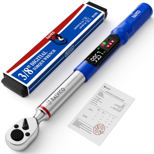 Digital Torque Wrench 3/8 Drive For Motorcycle Engine Spark Plug 5.02-99.57 ft-lb