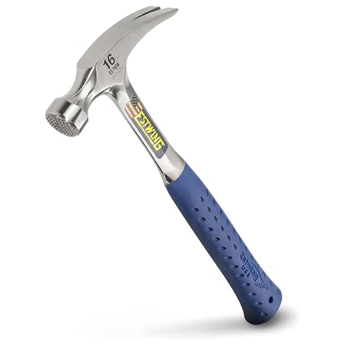 ESTWING Rip Hammer, 16oz Milled Face, Shock Reduction Grip, E3-16SM
