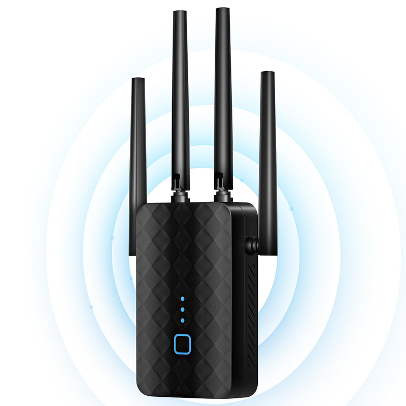 WiFi Extender Signal Booster, Dual Band 5.8GHz&2.4GHz, Covers Up to 10000 Sq.ft, WiFi Repeater 1.2Gbps WiFi Booster with Ethernet Port for Home Office, Made for USA M-97A