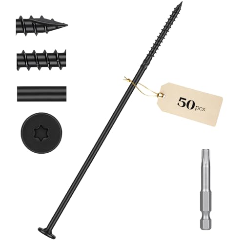Kryonix Wood Structural Lag Screws #14 x 8 Inch 50-PCS #14 x 8"