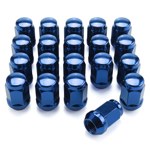 20pcs Blue M12x1.5 Lug Nuts for Escape Fusion Focus Honda Accord CR-V Civic