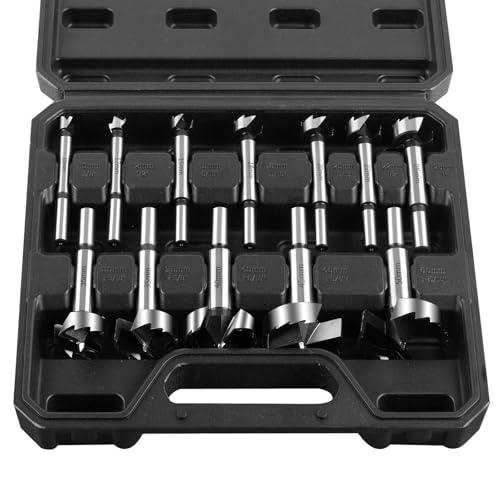 Boren 12pcs Forstner Bit Set High Speed Steel