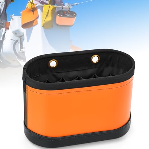 Oval Hard Bucket Tool Bag 14 Pocket Lineman 1 Classic
