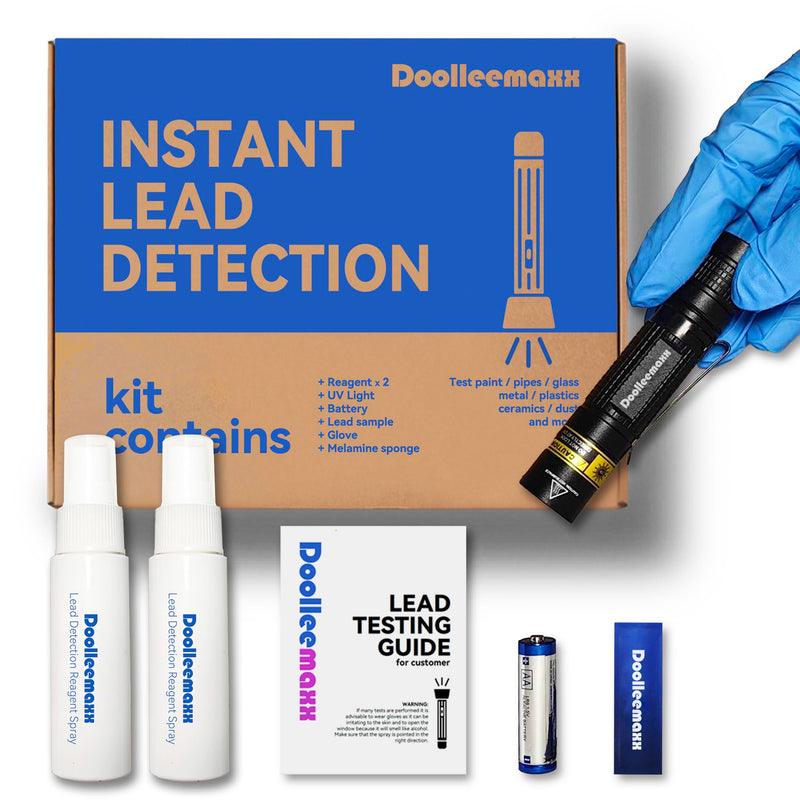 Lead Test Refill | Up to 4800 Uses| Lead Test Kit for Paint, Ceramics & More | UV Light Visible | Home Safety & Easy to Use | Lead Test Kit | Lead Paint Test Kit (Refill)