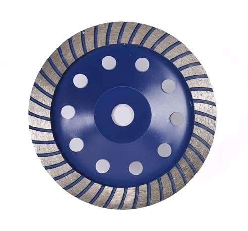 Turbo Segment Diamond Cup Cup 230 mm Diameter 22.23 mm Attachment for Concrete Grinding Double Segment Design