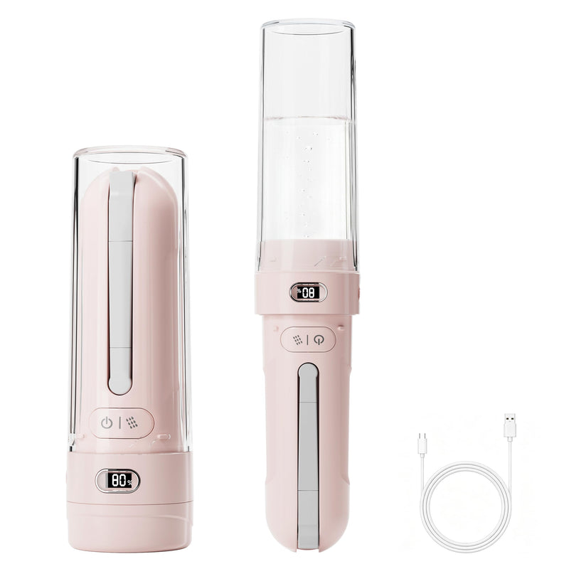 Portable Bidet for Travel | Bathroom - Rechargeable Electric Bidet Sprayer with 3 Pressure | Waterproof for Ultimate Personal Hygiene Cleaning at Home Office and Camping Pink