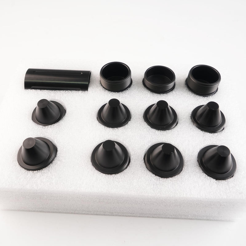1.375''X24 Cone Shaped Parts Stainless Steel Aluminium Replacemet Sealed End black 1.375''X24