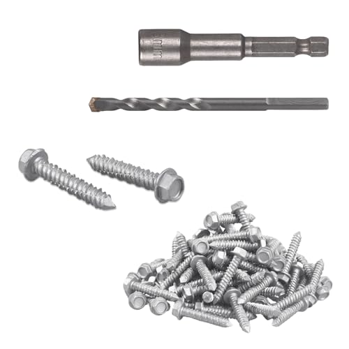 410 Stainless Steel Hex Concrete Screw 1/4" x 1-1/4" Concrete Screws
