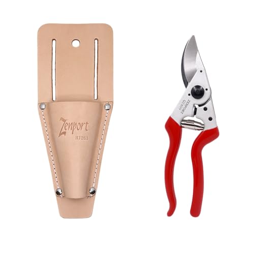 QZ409 Left-handed Pruner and HJ263 Leather Pruner Sheath