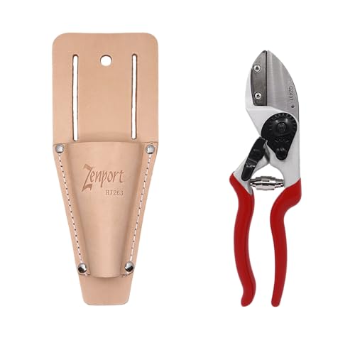QZ431 Anvil Pruner and HJ263 Leather Pruner Sheath