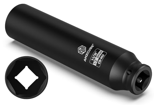 Heavy Duty 1/2" Drive 1-1/16" Extra Deep Impact Socket