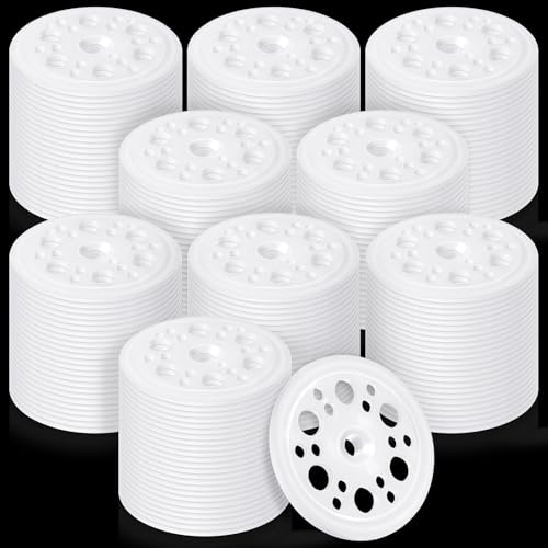 Taiyin 1200 Pcs 1.77 Inch/ 45 mm Plastic Washers Foam Board Insulation Load Spreading Polypropylene Washers for Fixing and Supporting Rigid Foam Spreading for Screw Nail