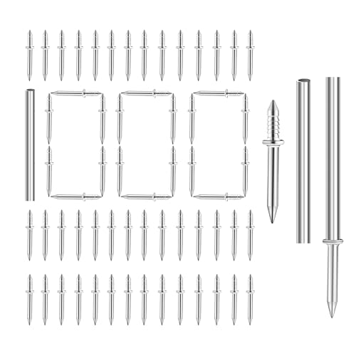 1000Pcs Double Head Skirting Nails, Seamless Trim Nails for Baseboards 1000