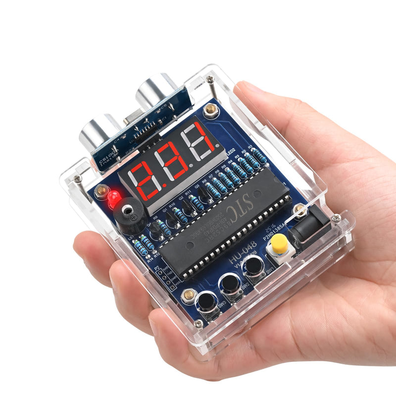 HC-SR04 Ultrasonic Rangefinder Soldering Kit for School | 0-4M DIY Distance Sensor Soldering Kits, STEM Electronic Kit, Soldering Projects for Learning at Home and School