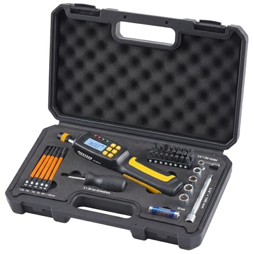 Digital Torque Screwdriver Set 38-Piece, 1/4" Drive, 2.6-70 in-lb