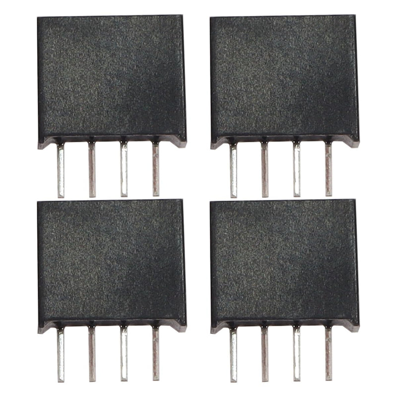 4pcs Black 4 Pin DC-DC Isolating Transformer Modules - B0505S-1W 5V to 5V 1W Fixed Voltage Power Supply for Electronic Circuits