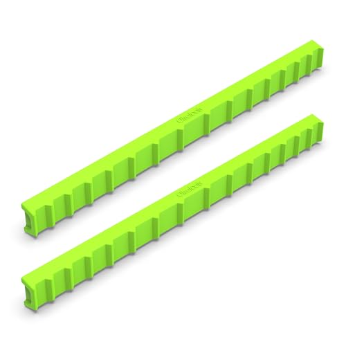 Olsa Tools Silicone Magnetic Tool Holders - 2pc Set - Strong Magnetic Tool Organizer for Shop or Garage - Non Scratch Silicone Tool Tray - Holds Heavy Tools Securely - Professional Grade - Part: 1901 Green