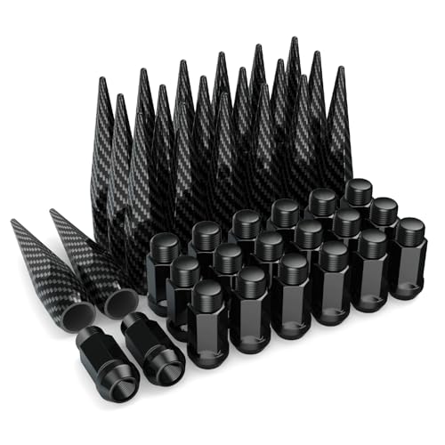40PCS Spike Lug Nuts 7/16 Hex Wheel Lug Nuts for Trucks