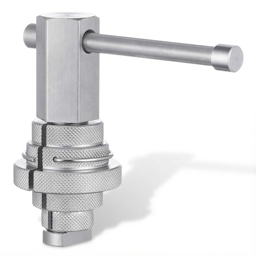 31405 Compatible with Model 342 Internal Wrench with 4-1/2 Internal Pipe Wrench, Silver, Suitable for Securing Wardrobe Drain Pipes, Bathtubs, Washbasins, and Sink Strainers