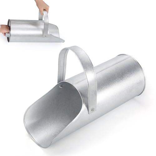 Sandbag Filler with Handle, Iron Sand Funnel Scoop Manual