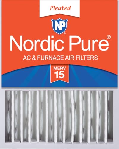 Nordic Pure 16x20x5 Honeywell/Lennox Replacement MERV 15 Air Filter 1 Pack