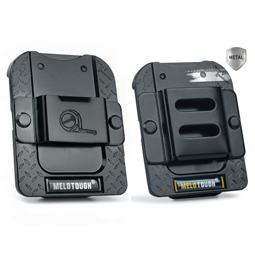 MELOTOUGH Drill Holder for Tool Belt, Drill Clip,Tape Holder for Tool Belt,Tape Measure Holder