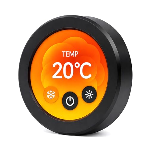 ELECROW ESP32 Rotary Display 480 x 480 - 2.1 Inch HMI IPS Round Knob Touch Display Development Board, 2.4G WiFi and BLE Capacitive Touch Screen Compatible with Arduino IDE and The LVGL Library, Black 2.1" ESP32 Rotary Display