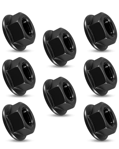 8Pcs 5/8"-18 Flange Trailer Lug Nuts for 7K 8K 10K 12K Axles