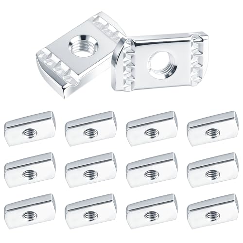 1/4"-20 Strut Channel Nuts, 50 Pack No Spring Unistrut Hardware Without Spring 1/4"-20