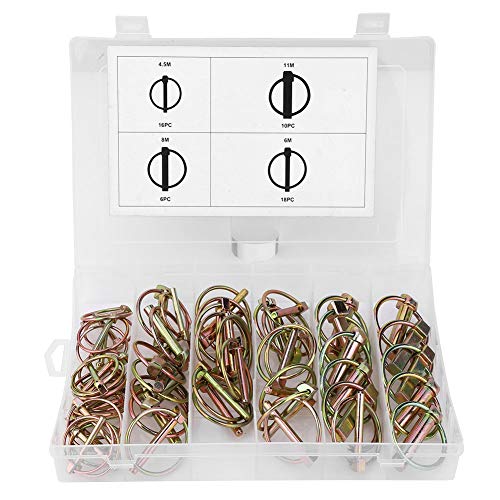 50pcs Trailer Gate Pin, Cotter Pins Heavy Duty, Gorilla Cart Parts, Suitable for Effortlessly Securing Trailers and Equipment