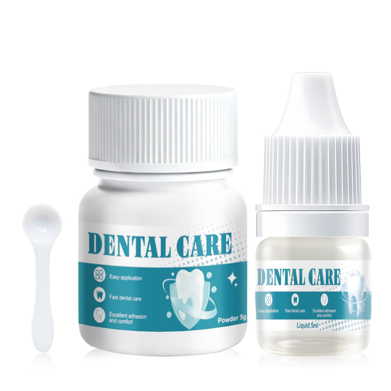 Dental cement self-hardening durable, fast curing | Dental adhesive for crowns, dentures glue, solution for crowns, bridges, dental caries and lost fillings