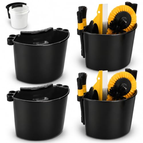 4 Pieces Detailing Bucket Organizer, Portable Bucket Tool Caddy