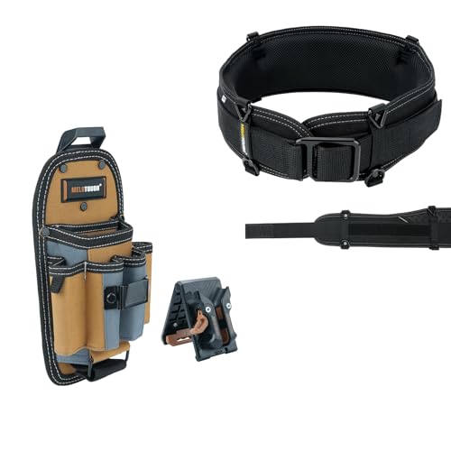 MELOTOUGH 7-Pocket Technician Pouch-Small Pocket Tool Belt Pouch,Padded Tool Belt,Electrician Tool Belt