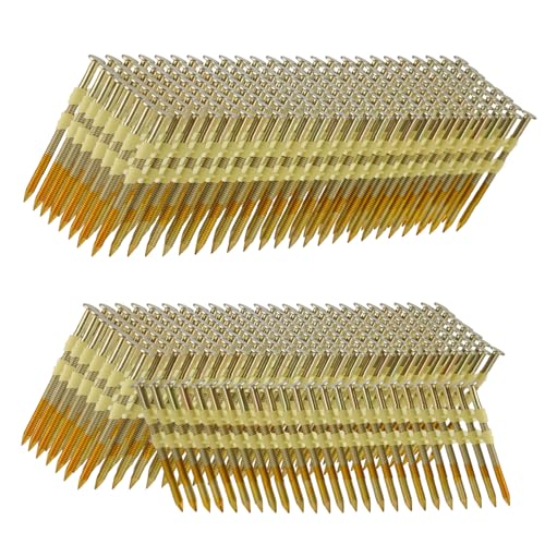 21 Degree Framing Nails 2.0" x .113" EG Ring Shank 500 PCS 2.0"x.113" -500
