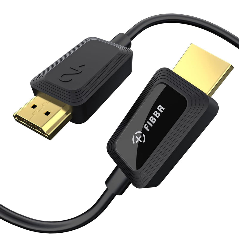 8K Fiber Optic HDMI Cable, 48Gbps Ultra High-Speed HDMI 2.1 Cable 8K@60Hz 4K@120Hz Dynamic HDR/eARC/HDCP 2.3, Directional HDMI Cord Compatible with Game Console PS5 Xbox Series X/Blu-ray/TV (30 ft) 30 ft