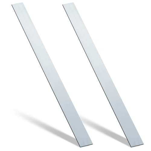 Yaocom 2 Pcs 304 Stainless Steel Flat Bar, 36" L,1" W,1/8" T