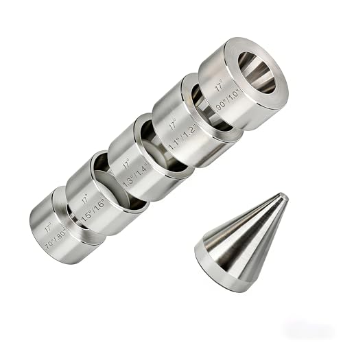 17 Degree Five Piece Set Folding & Reduction Die Stainless Steel Stabilizer Folding Cone Die Set Coin Making Tool