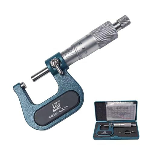Digital Outside Micrometer, 0-1", Dual Ball Anvil, ±0.00015" Accuracy qfc05