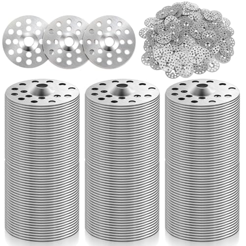 1000 Pcs Plaster Washers, Metal Washers for Screws, Plaster Repair Rings Profile Washer Flat Washer for Foam Board Fasteners