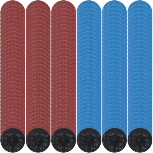 Newwiee 200 Pieces 3 Inch Sanding Discs 80 Grit, Surface Conditioning Discs